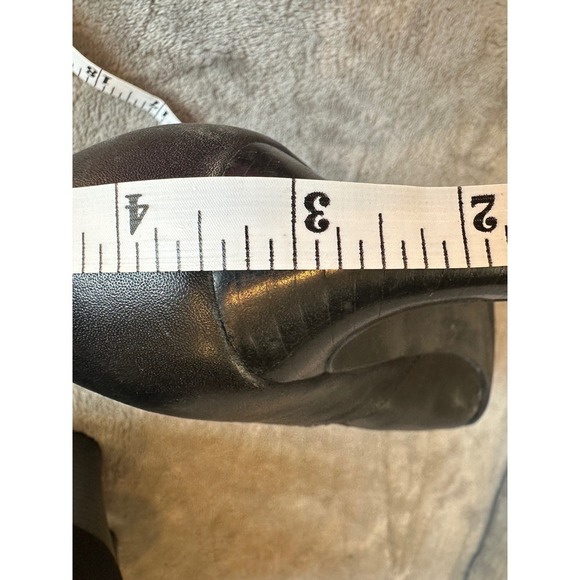 Women's Franco Sarto Black Heeled Booties - Picture 9 of 9